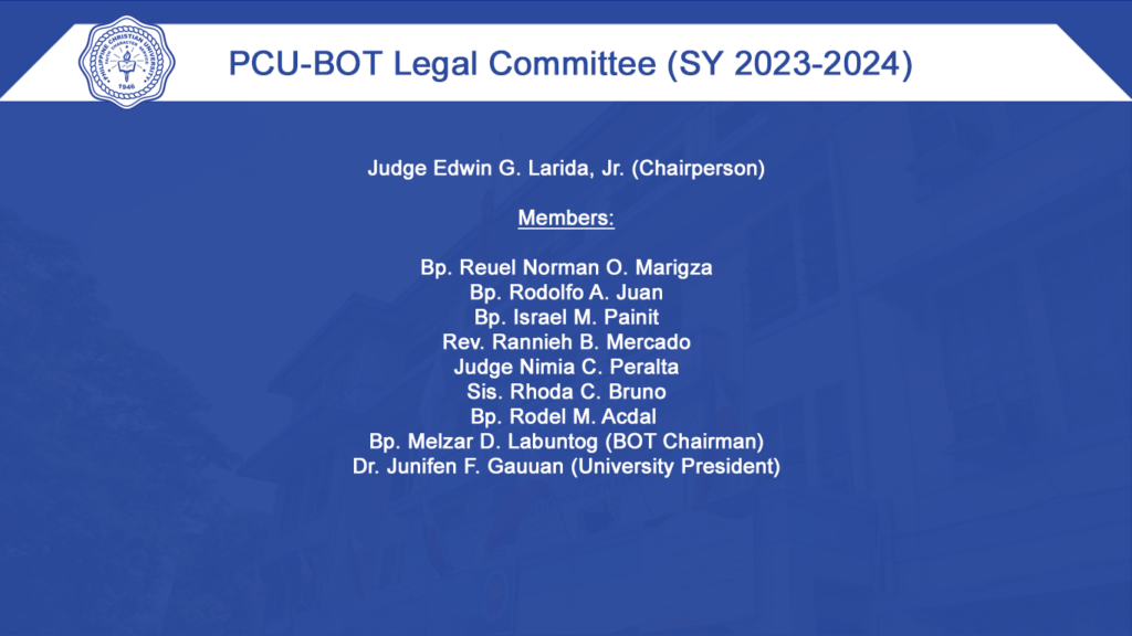 BOT - Legal Committee SY 2023-2024