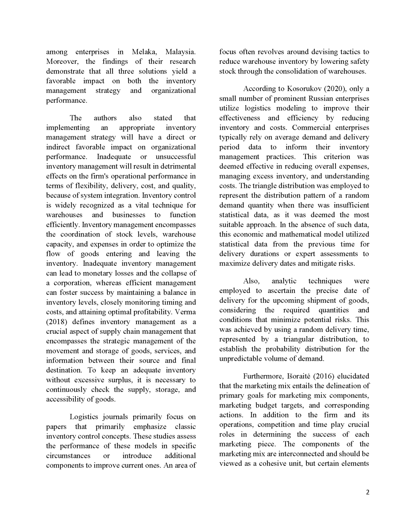 INVENTORY MANAGEMENT SYSTEM AND ITS OVERALL PERFORMANCE ON SELECTED ...